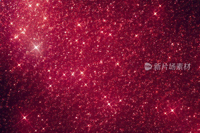 Spot lit Red Glitter - Christmas background Celebration